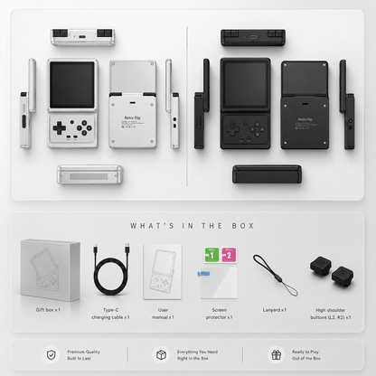 RetroFlip Rotate - Pocket Size Console