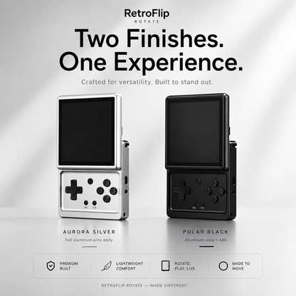RetroFlip Rotate - Pocket Size Console