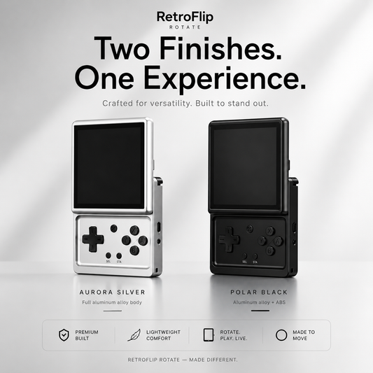 RetroFlip Rotate - Pocket Size Console